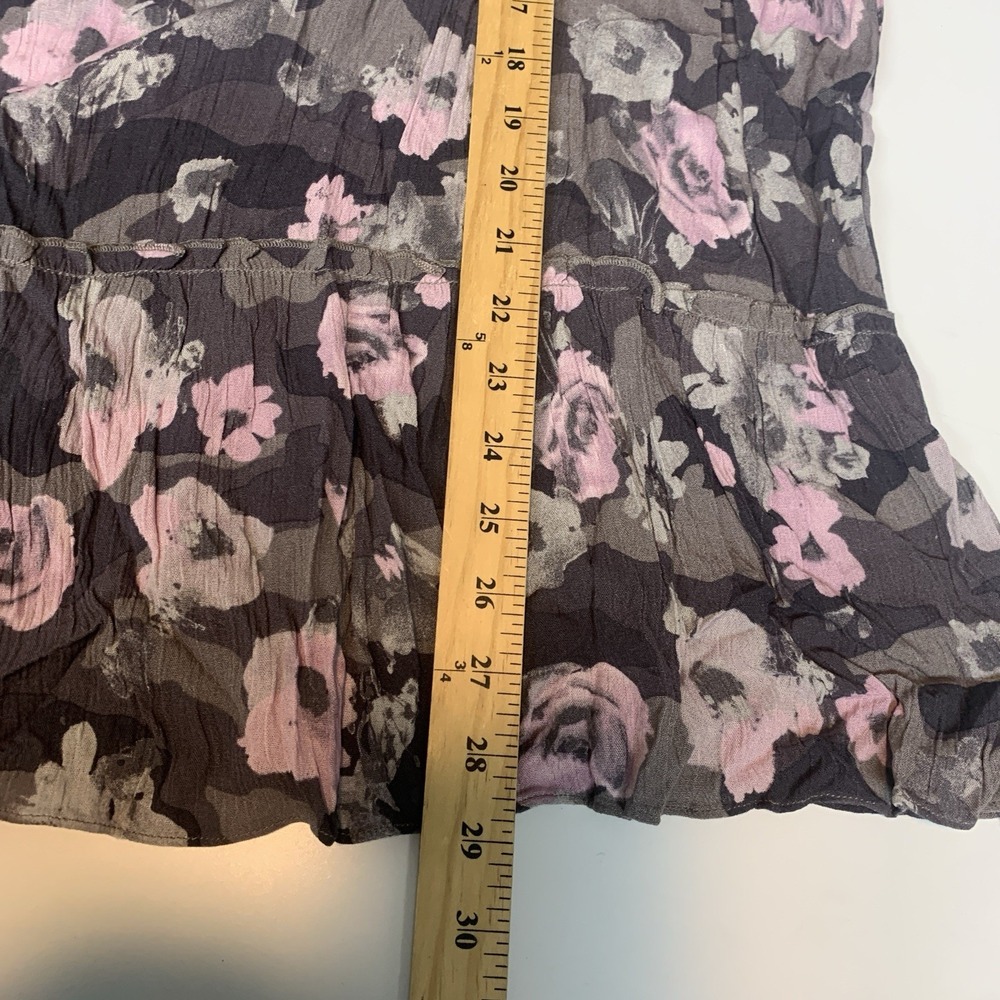 Lane Bryant Top Womens 14/16 Floral Flare 3/4 Sleeve Blouse Boho Rayon Romantic - Picture 8 of 8